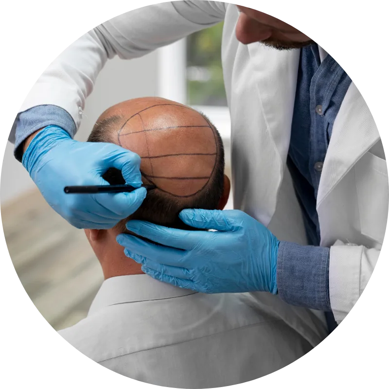 Haartransplantation unter örtlicher Betäubung in Berlin